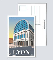 Carte postale ville de Lyon
