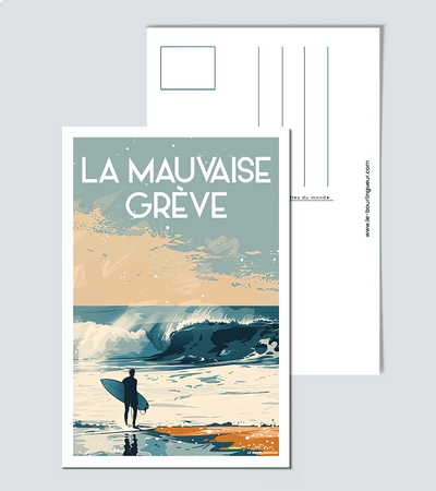 Carte postale La Mauvaise Grève