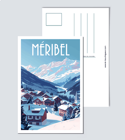 Carte postale Méribel