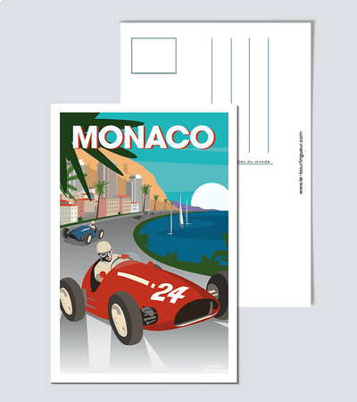 Carte Postale Grand Prix Monaco 