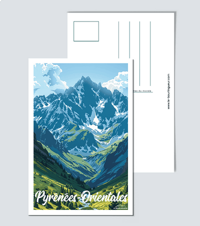 Carte postale Pyrénées Orientales