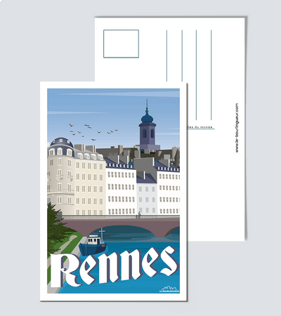Carte postale Ville de Rennes