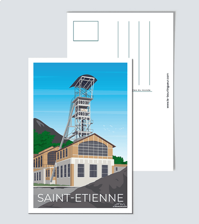Carte postale Mine de Saint Etienne