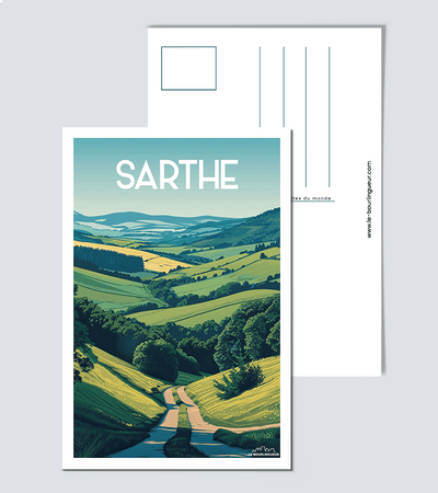 Carte postale Sarthe