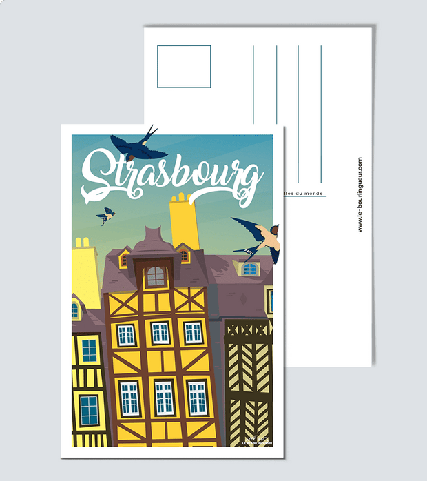 Carte postale Vintage Strasbourg