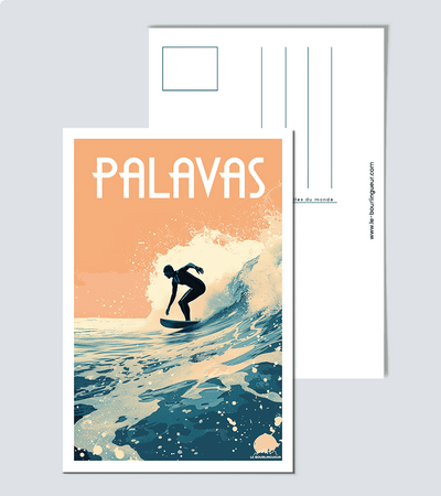 Carte postale Surf Palavas
