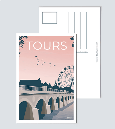 Carte postale Tours