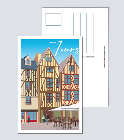 Carte postale Ville de Tours