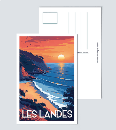 Carte postale Vintage Les Landes