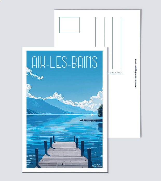 Carte Postale Aix les Bains - Le Lac du Bourget