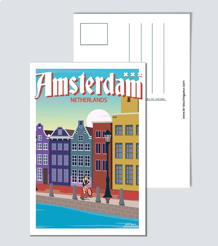 Carte Postale Amsterdam