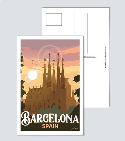 Carte Postale Barcelone
