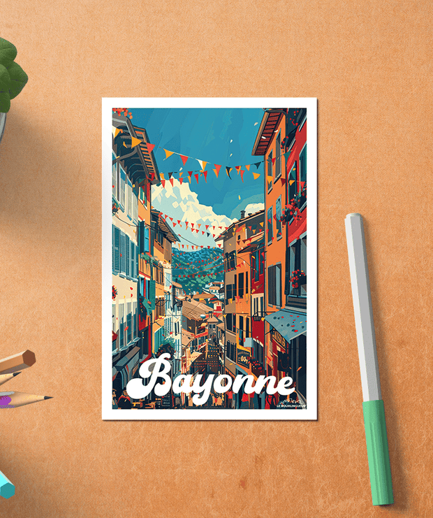 Carte Postale Bayonne en Fête
