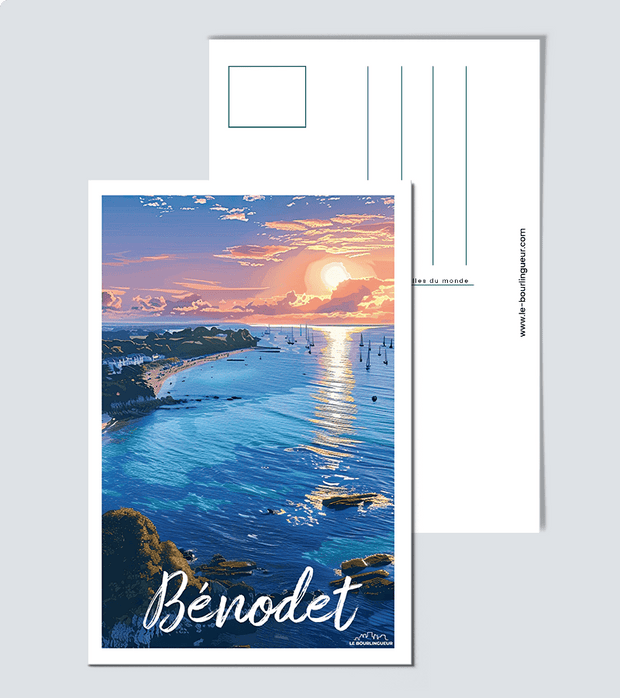 Carte Postale Benodet