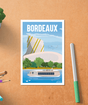 Carte Postale Ville de Bordeaux