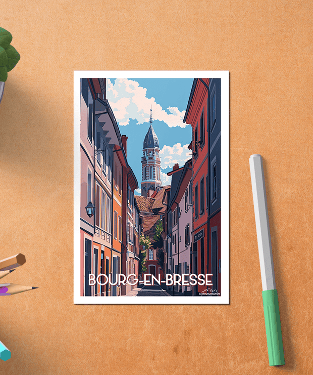 Carte Postale Bourg en Bresse