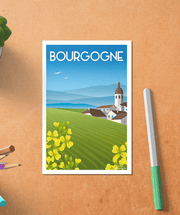 Carte Postale Bourgogne