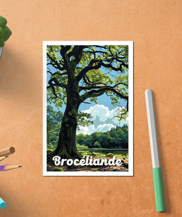 Carte Postale Brocéliande