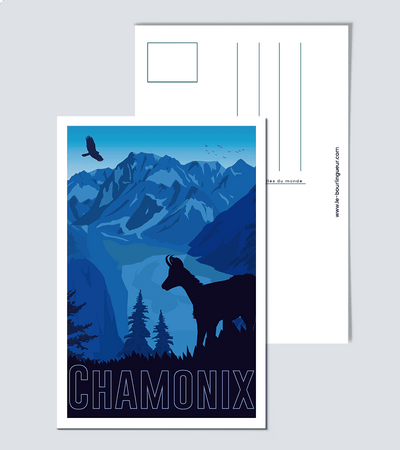 Carte Postale Vintage Chamonix 