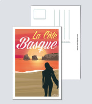 Carte Postale La Côte Basque