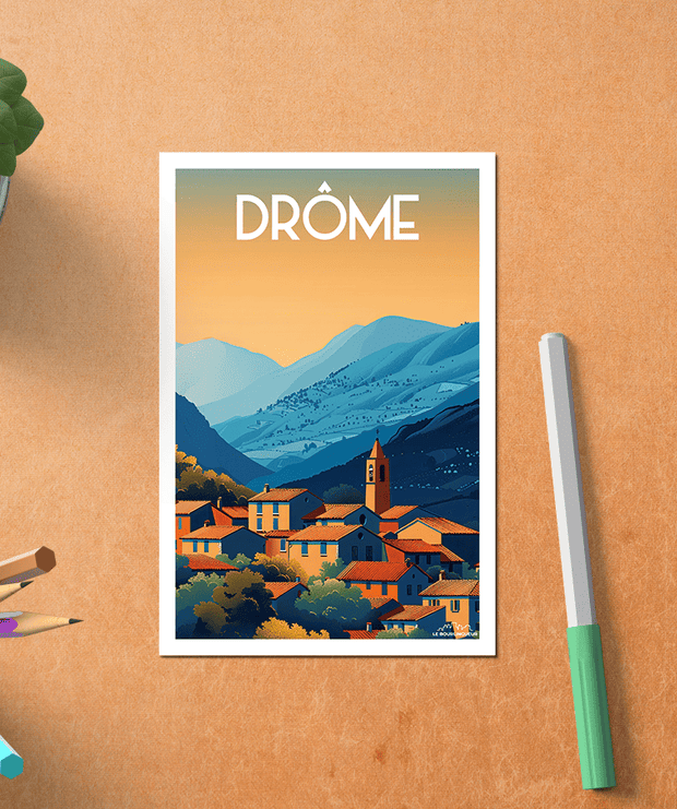 Carte Postale Drome