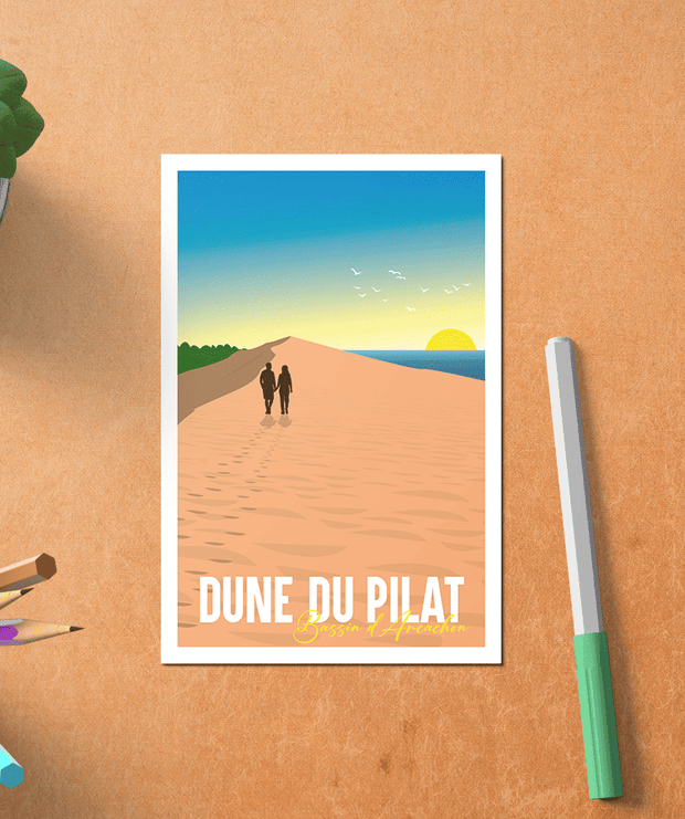 Carte Bassin Arcachon - Dune du Pilat