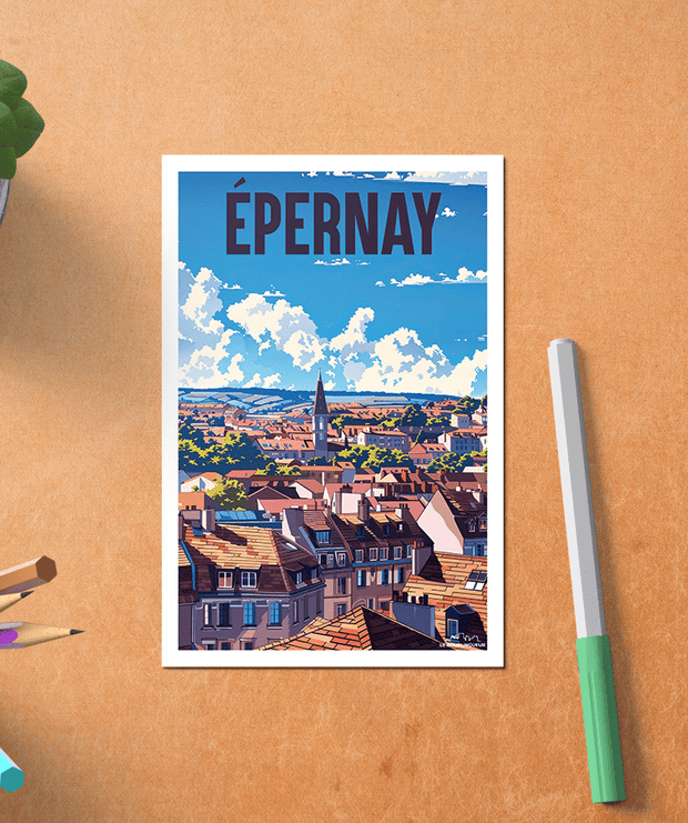 Carte Postale Epernay