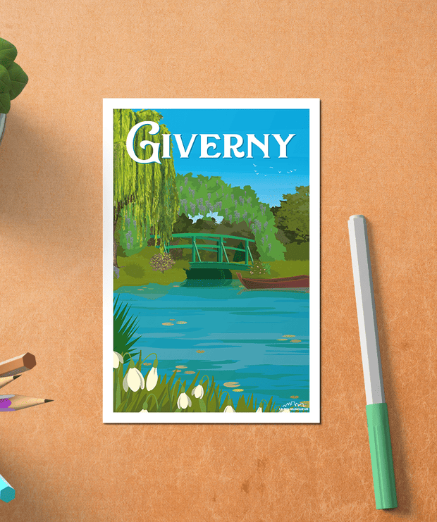 Carte Postale Giverny