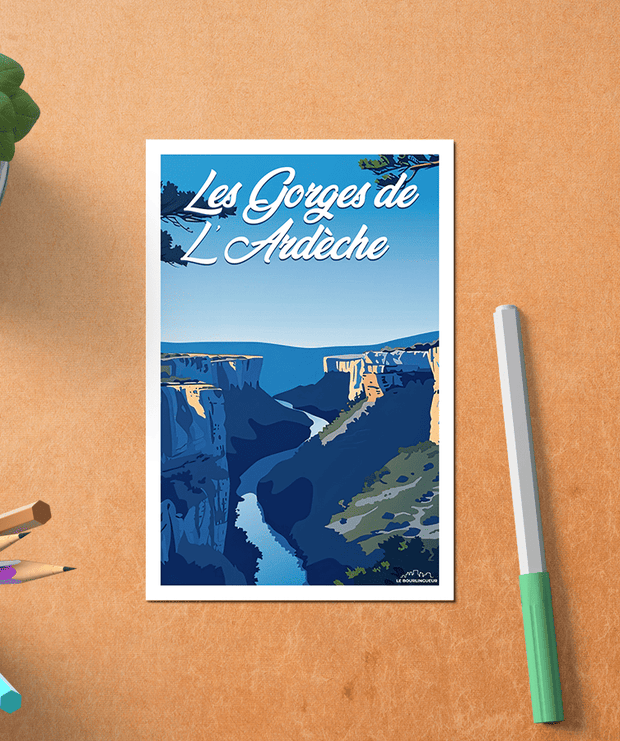 Carte Gorge de l ardeche