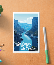 Carte Postale Les Gorges du Verdon