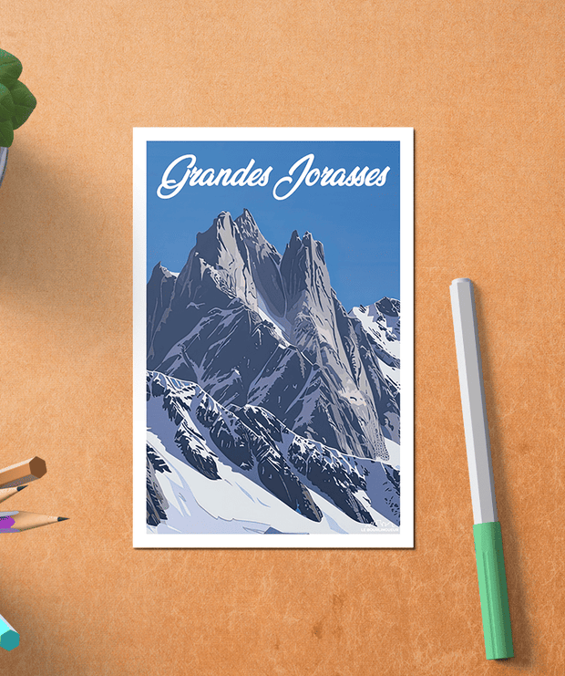 Carte Postale Les Grandes Jorasses