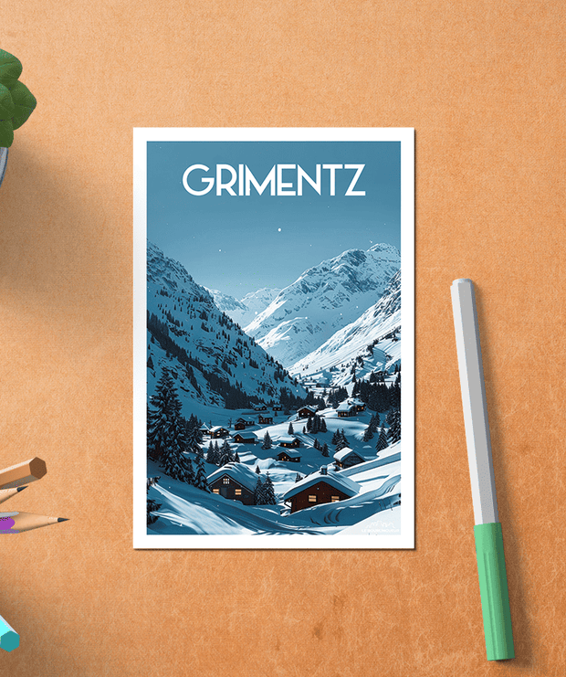 Carte Postale Grimentz