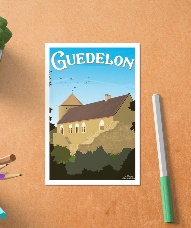 Carte Postale Guedelon