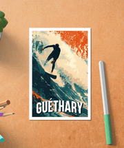 Carte Postale Surf Guéthary