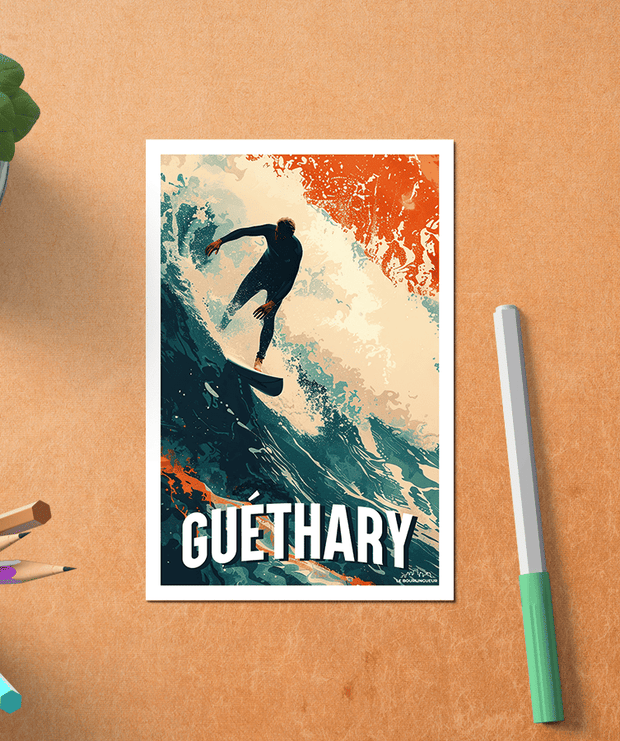 Carte Postale Surf Guéthary