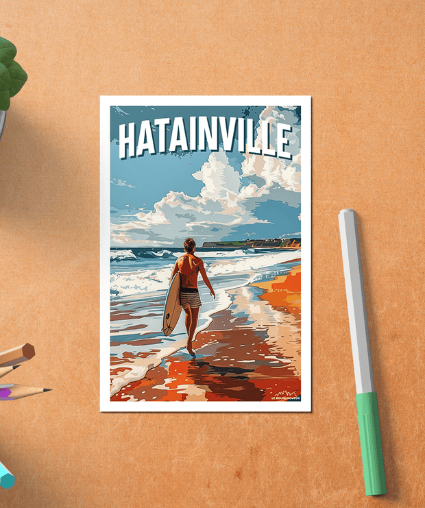 Carte Postale Surf Hatainville