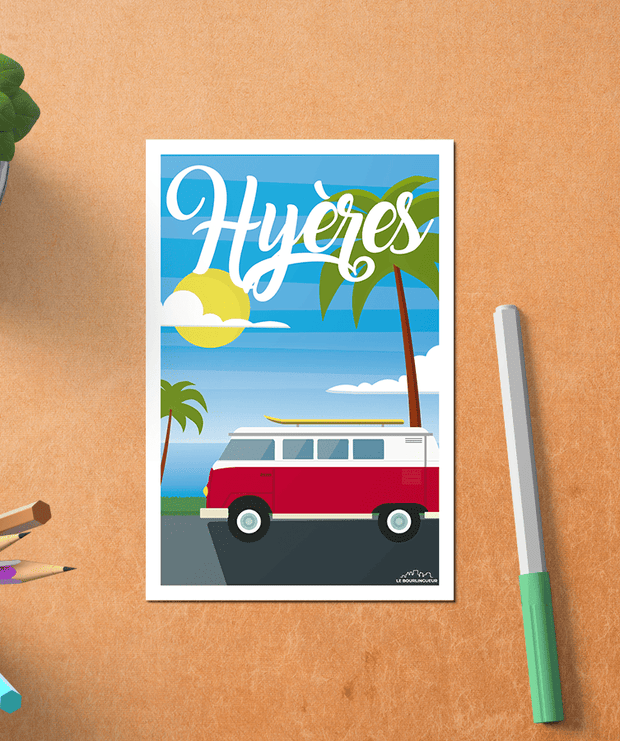 Carte Postale vintage Hyères
