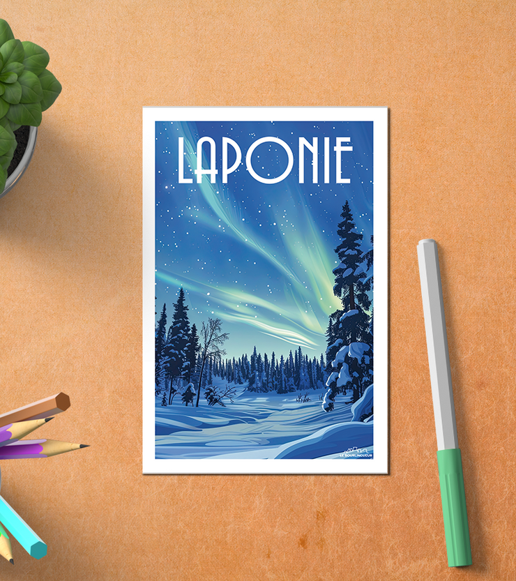 Carte Postale Laponie