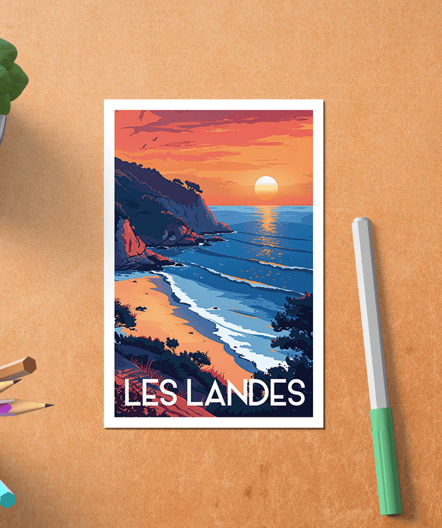 Carte postale Vintage Les Landes