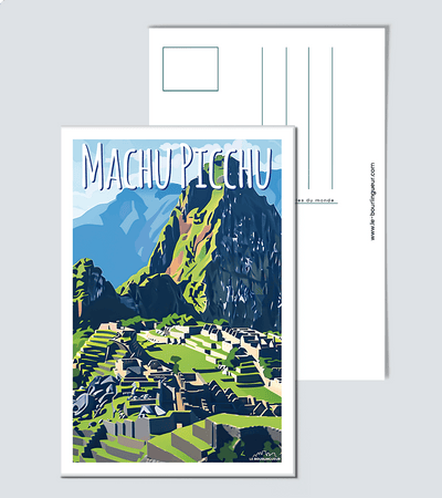 Carte Postale Machu Pichu