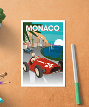 Carte Postale Grand Prix Monaco 