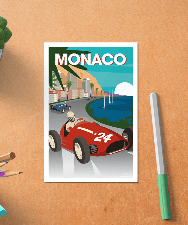 Carte Postale Grand Prix Monaco 