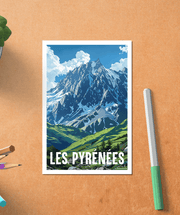 Carte postale Les Pyrénées