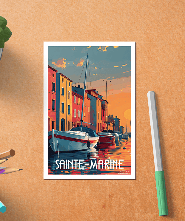 Carte postale Sainte Marine