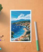 Carte postale Sainte Maxime