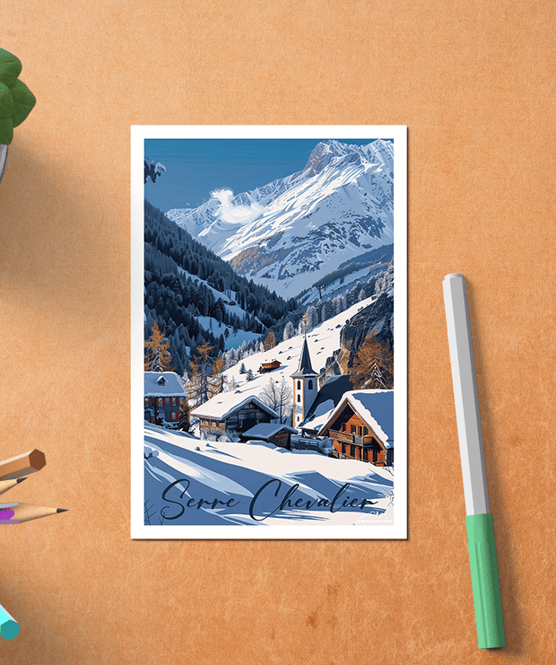 Carte postale Serre Chevalier