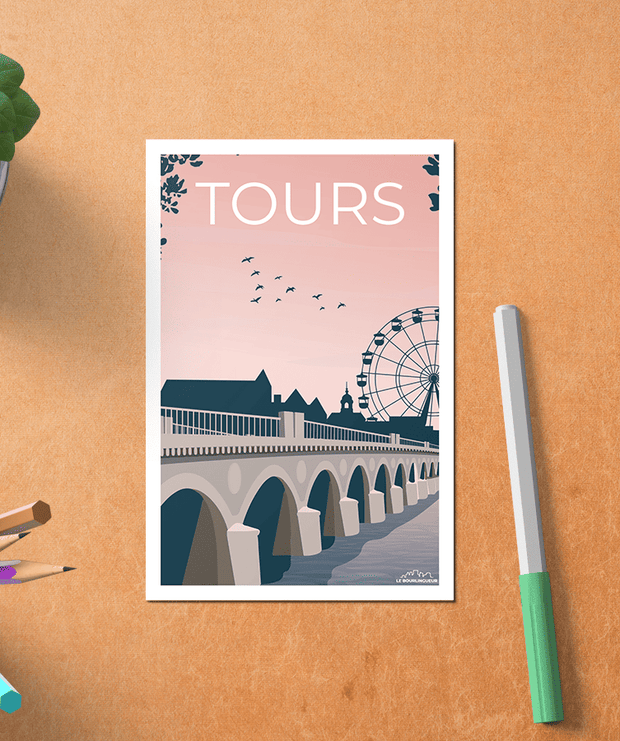 Carte postale Tours