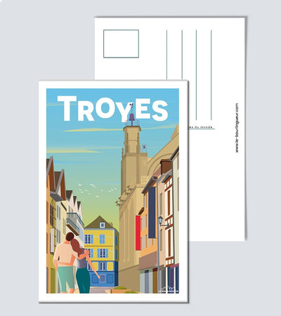 Carte Postale Troyes