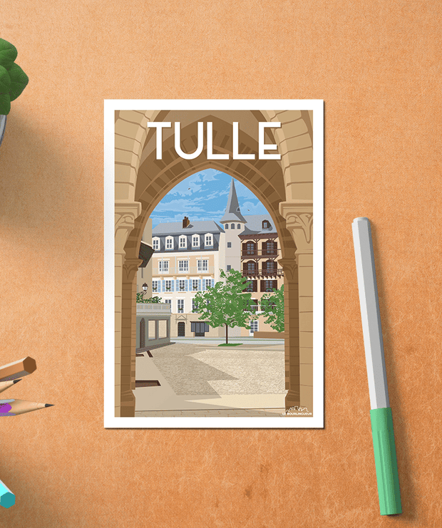 Carte postale Tulle