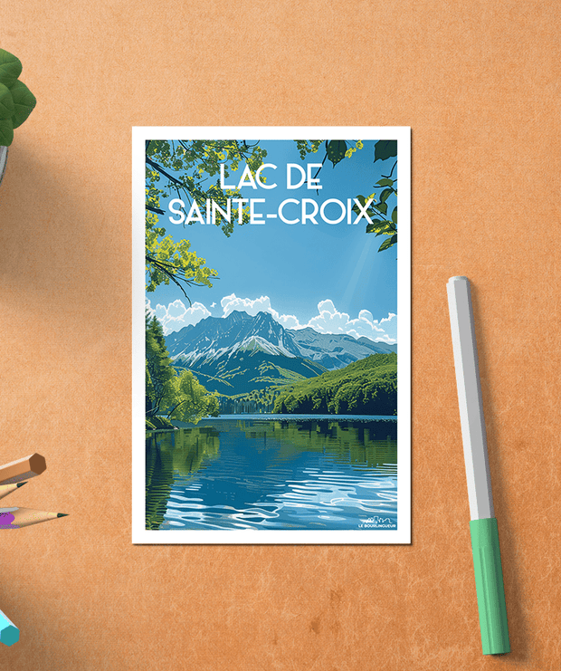 Carte postale Lac de Sainte Croix